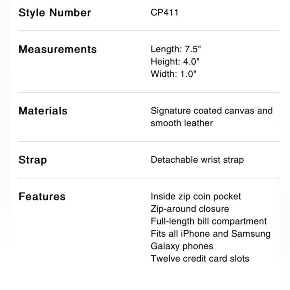 ๐HP๐ NWT Coach Long Zip Around Heart Print Wallet - Picture 6 of 6